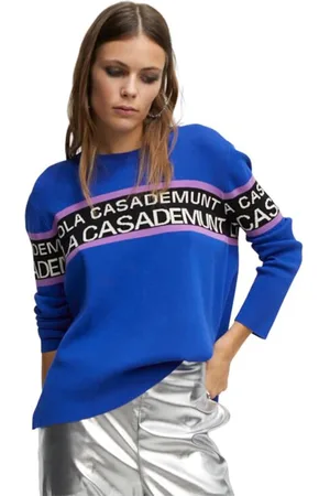 Lola Casademunt Dames, Truien, Blauw, Maat: S Jersey