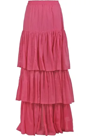 Jucca Dames, Rokken, Roze, Maat: 2XS Katoen