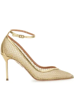 Aquazzura Dames, Schoenen, Grijs, Maat: 38 EU