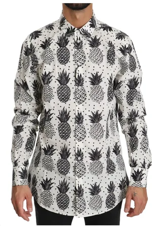Dolce & Gabbana Heren, Overhemden, Wit, Maat: S Katoen