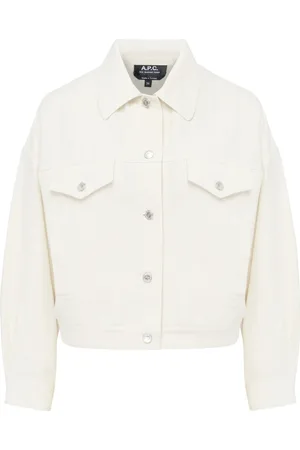 A.P.C. Dames, Jassen, Wit, Maat: XS Katoen