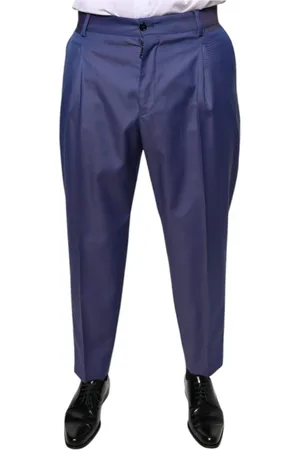 Dolce & Gabbana Heren, Broeken, Blauw, Maat: M Wol