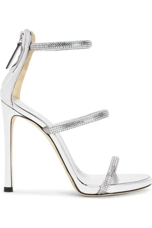 Giuseppe Zanotti Dames, Schoenen, Grijs, Maat: 40 EU Leer