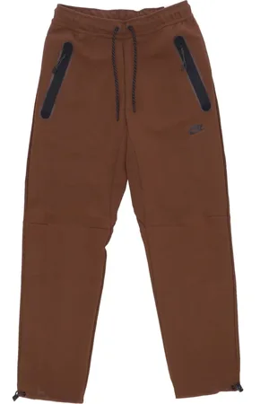 Nike Heren, Broeken, Bruin, Maat: L Fleece