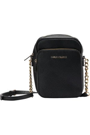Carlo Colucci Unisex, Tassen, Zwart, Maat: ONE Size