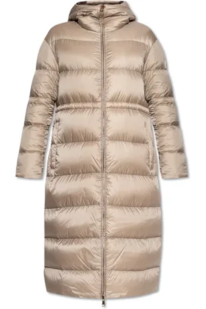 Moncler Dames, Mantels, Bruin, Maat: 2XL