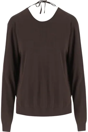 Aspesi Dames, Truien, Bruin, Maat: XS
