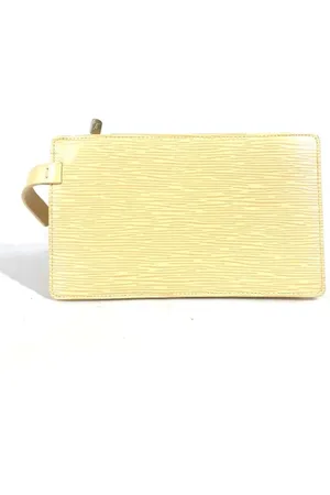LOUIS VUITTON Dames, Pre-owned, Geel, Maat: ONE Size Leer