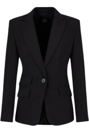 Armani Exchange Dames, Jassen, Zwart, Maat: 2XS Katoen