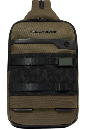 Piquadro Unisex, Tassen, Groen, Maat: ONE Size
