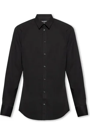 Dolce & Gabbana Heren, Overhemden, Zwart, Maat: 2XL Katoen