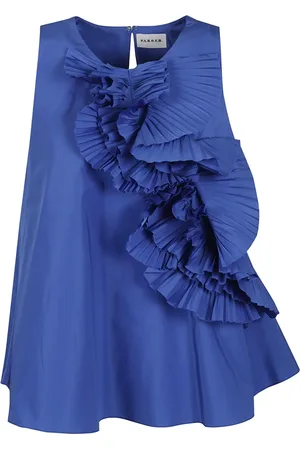P.A.R.O.S.H. Dames, Tops, Blauw, Maat: XS