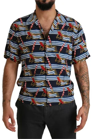 Dolce & Gabbana Heren, Overhemden, Veelkleurig, Maat: M Zijde