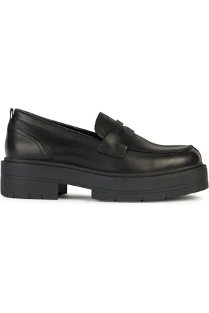 Geox Dames, Schoenen, Zwart, Maat: 40 EU Leer