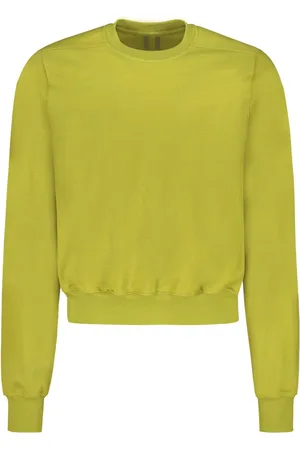 Rick Owens Heren, Sweatshirts & Hoodies, Groen, Maat: XL Katoen