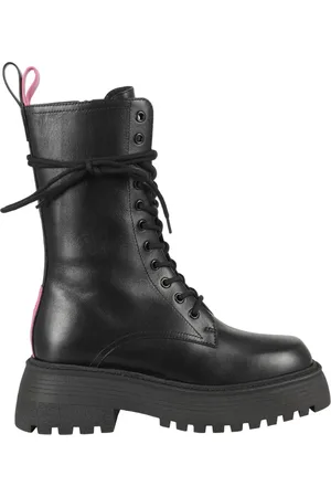 3Juin Dames, Schoenen, Zwart, Maat: 36 EU Leer