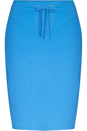 raffaello rossi Dames, Rokken, Blauw, Maat: 3XL
