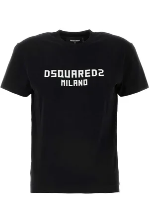 Dsquared2 Dames, Tops, Zwart, Maat: S Katoen