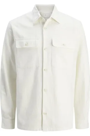 JACK & JONES Heren, Jassen, Wit, Maat: L