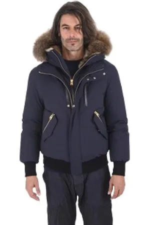 Mackage Heren, Jassen, Blauw, Maat: 4XS Fleece