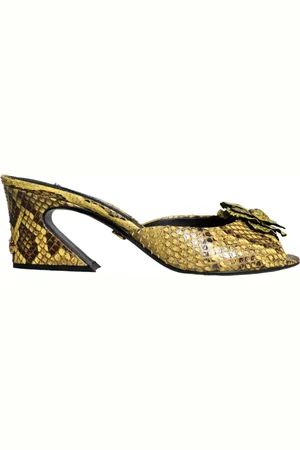 Dolce & Gabbana Dames, Schoenen, Geel, Maat: 39 EU Leer