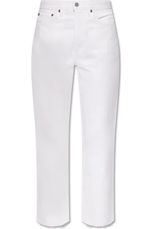 RE/DONE Dames, Jeans, Wit, Maat: W30 Katoen