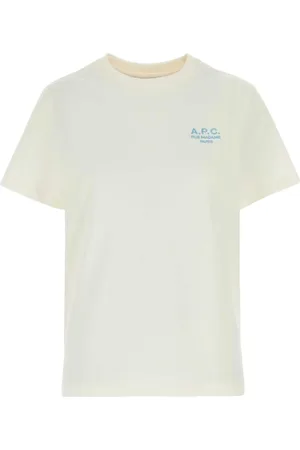 A.P.C. Heren, Tops, Wit, Maat: S Katoen