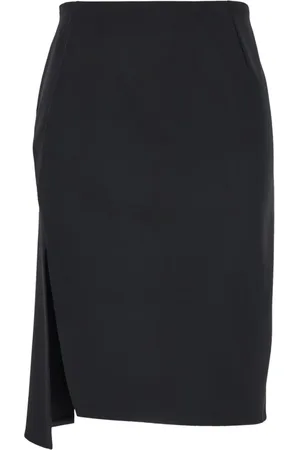 VERSACE Dames, Rokken, Zwart, Maat: S Wol