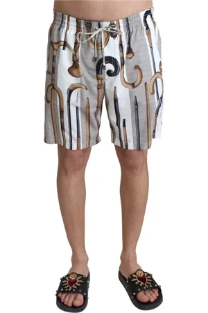Dolce & Gabbana Heren, Korte broeken, Wit, Maat: M Poliester
