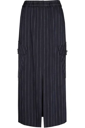 Caroline Biss Dames, Rokken, Blauw, Maat: 3XL