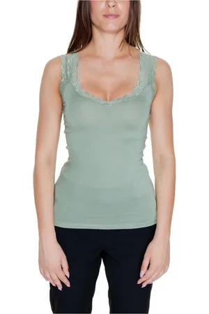 VERO MODA Dames, Tops, Groen, Maat: XS Viscose