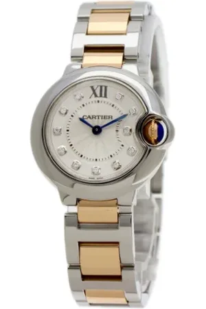 Cartier Dames, Pre-owned, Grijs, Maat: ONE Size Leer