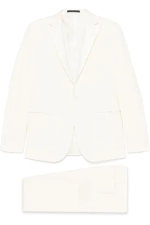 corneliani Heren, Pakken, Wit, Maat: XL Wol