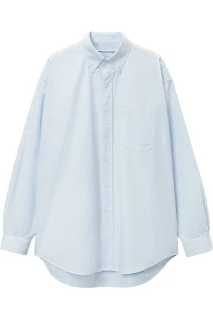 Alexander Wang Dames, Blouses & Shirts, Blauw, Maat: S