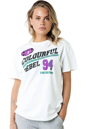 Colourful rebel Dames, Tops, Wit, Maat: XL Katoen