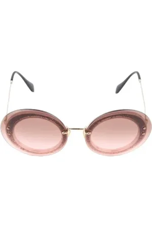 Miu Miu Dames, Pre-owned, Roze, Maat: ONE Size Tweed