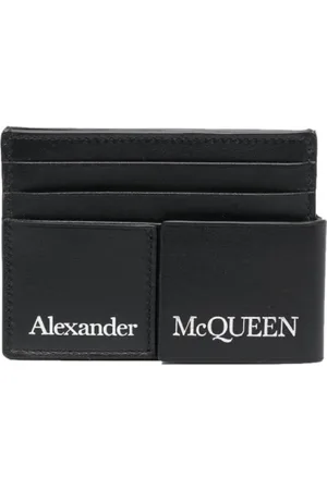 Alexander McQueen Heren, Accessoires, Zwart, Maat: ONE Size Leer