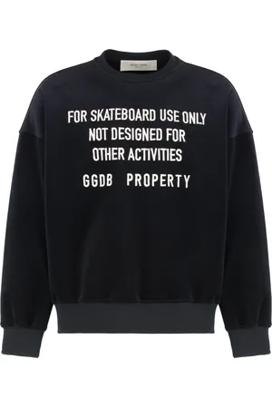 Golden Goose Heren, Sweatshirts & Hoodies, Blauw, Maat: M Katoen