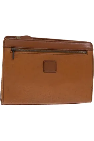Burberry Dames, Pre-owned, Bruin, Maat: ONE Size Leer