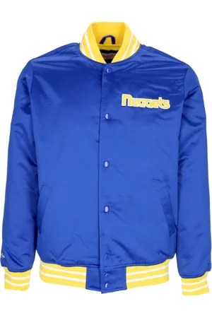 Mitchell & Ness Heren, Jassen, Blauw, Maat: XL Satijn