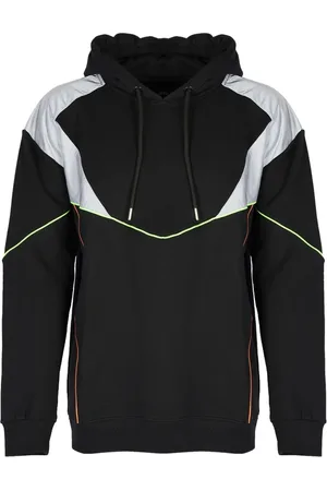Les Hommes Heren, Sweatshirts & Hoodies, Zwart, Maat: XL Katoen