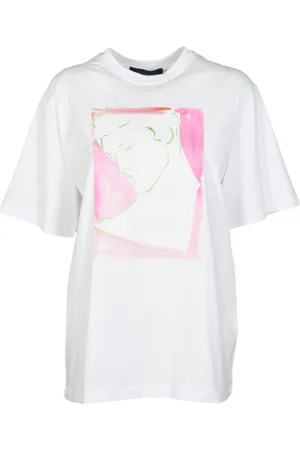 Msgm Dames, Tops, Wit, Maat: XS Katoen