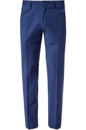 Roy Robson Heren, Broeken, Blauw, Maat: S Wol