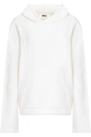Maison Margiela Dames, Sweatshirts & Hoodies, Wit, Maat: L Wol