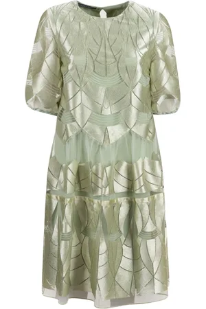 Alberta Ferretti Dames, Jurken, Groen, Maat: XS