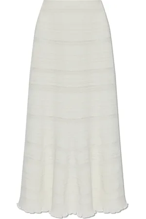 Lanvin Dames, Rokken, Wit, Maat: XS Katoen