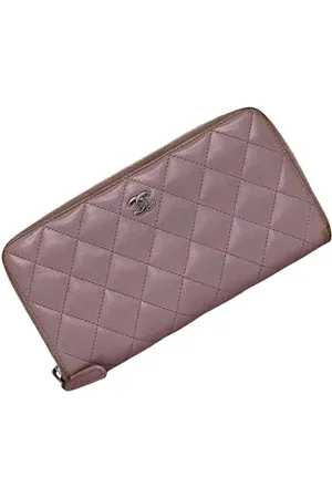 CHANEL Dames, Pre-owned, Paars, Maat: ONE Size Leer