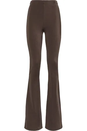 MVP Wardrobe Dames, Broeken, Bruin, Maat: XS Leer