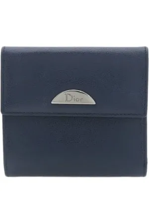 Dior Dames, Pre-owned, Blauw, Maat: ONE Size Leer