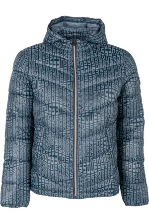 Guess Heren, Jassen, Blauw, Maat: XS Polyamide